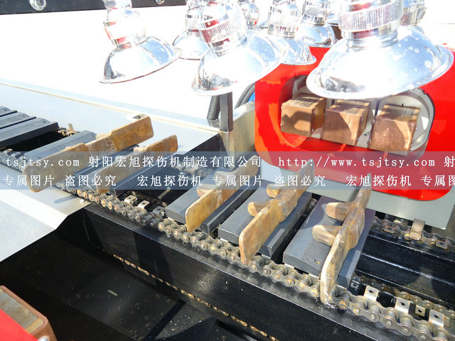产品名称：铁齿荧光磁粉探伤检测线
产品型号：HCDG-2000
产品规格：台